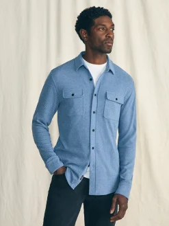 Shirts^Faherty Brand Legend™ Sweater Shirt (Tall) - Glacier Blue Twill