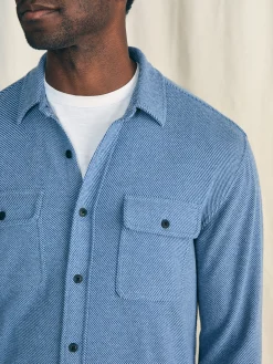 Shirts^Faherty Brand Legend™ Sweater Shirt (Tall) - Glacier Blue Twill