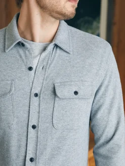 Shirts^Faherty Brand Legend™ Sweater Shirt (Tall) - Fossil Grey Twill