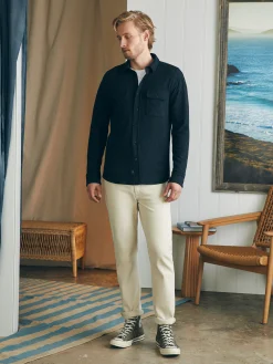 Shirts^Faherty Brand Legend™ Sweater Shirt (Tall) - Heathered Black Twill