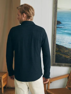 Shirts^Faherty Brand Legend™ Sweater Shirt (Tall) - Heathered Black Twill