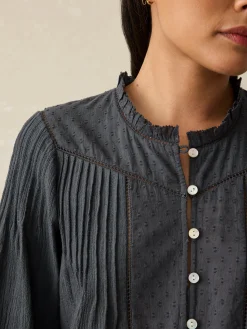 Shirts & Tops^Faherty Brand Lily Top - Washed Black