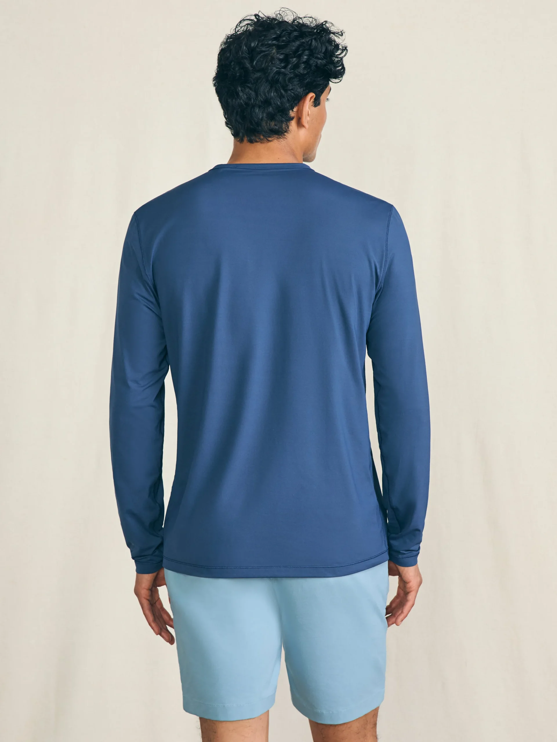T-Shirts & Henleys^Faherty Brand Long-Sleeve Surfrider Shorelite UPF Tee - Deep Navy