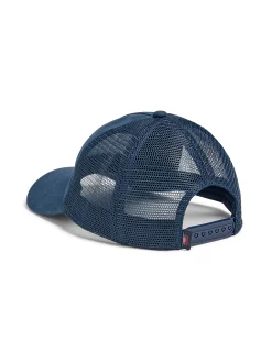 Hats|Hats^Faherty Brand Malibu Retro Sun & Waves Trucker - Navy