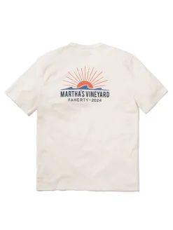 T-Shirts & Henleys^Faherty Brand Martha's Vineyard Short-Sleeve Crew T-Shirt - White