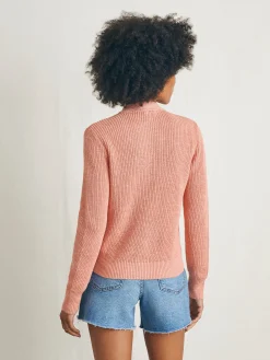 Sweaters^Faherty Brand Miramar Linen Cardigan - Rosette