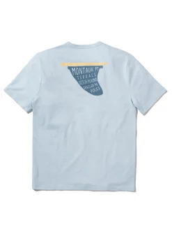 T-Shirts & Henleys^Faherty Brand Montauk Short-Sleeve Crew T-Shirt - Blue Oasis