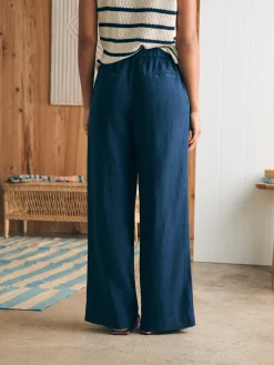 Pants^Faherty Brand Monterey Linen Pant - After Midnight