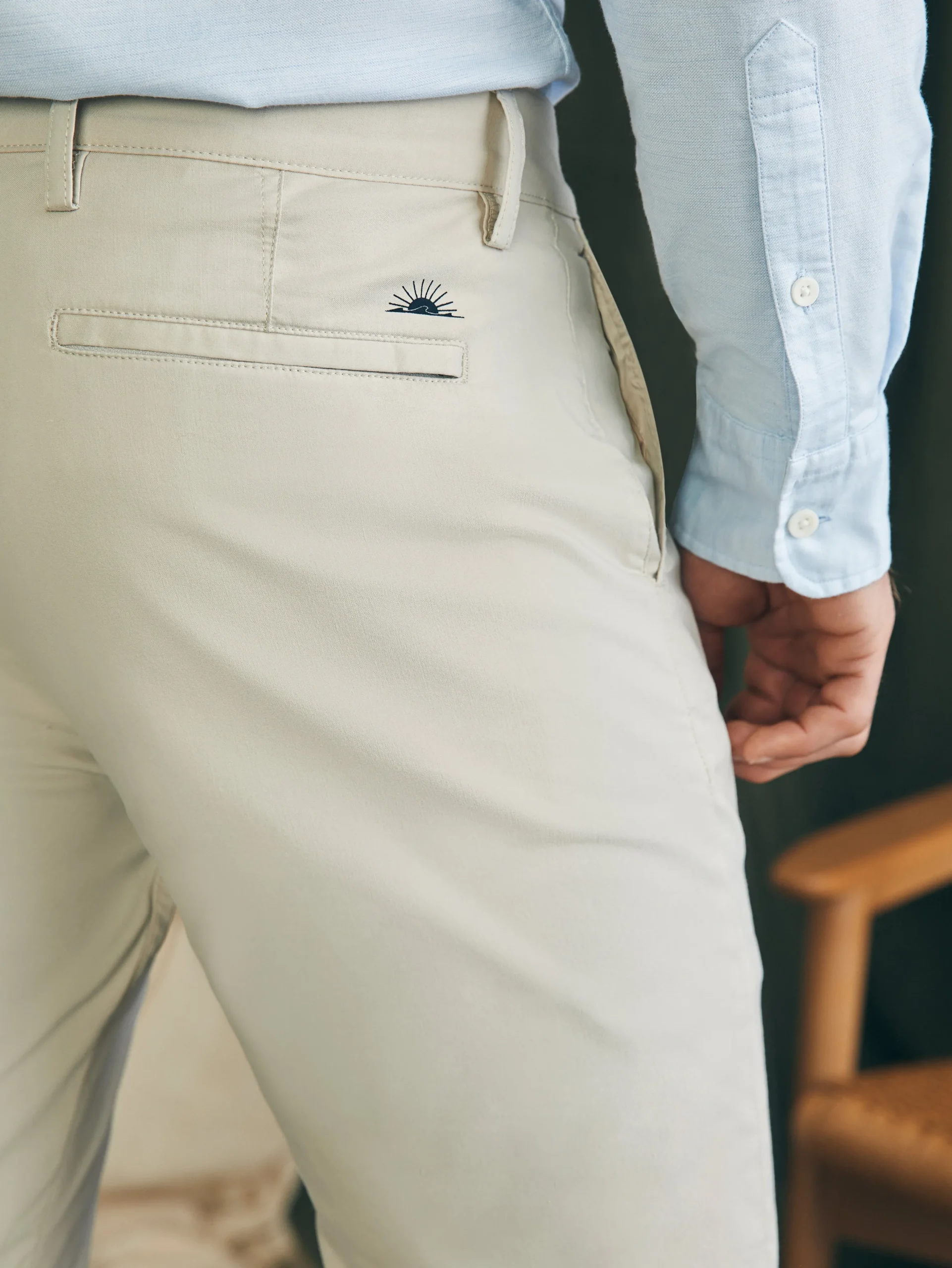 Pants^Faherty Brand Movement™ Chino Pant (32" Inseam) - Light Sand