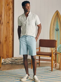 Shorts^Faherty Brand Movement™ Chino Short (8" Inseam) - Steel Blue