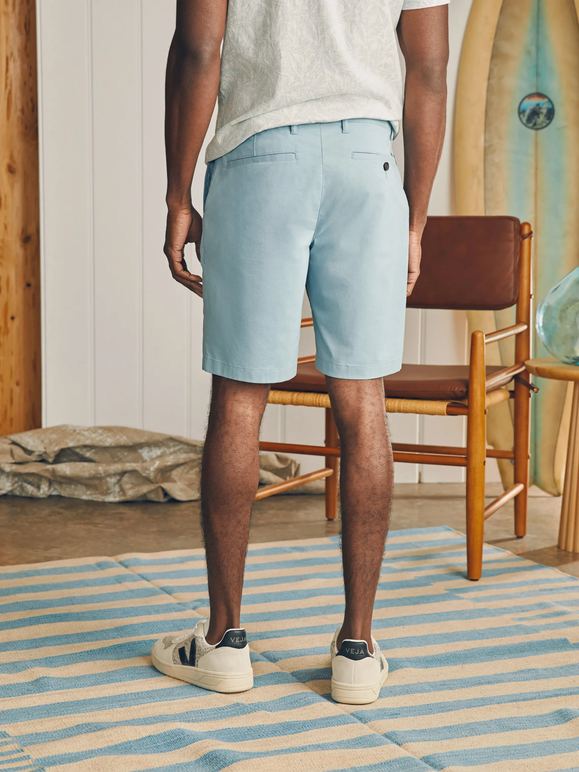 Shorts^Faherty Brand Movement™ Chino Short (8" Inseam) - Steel Blue