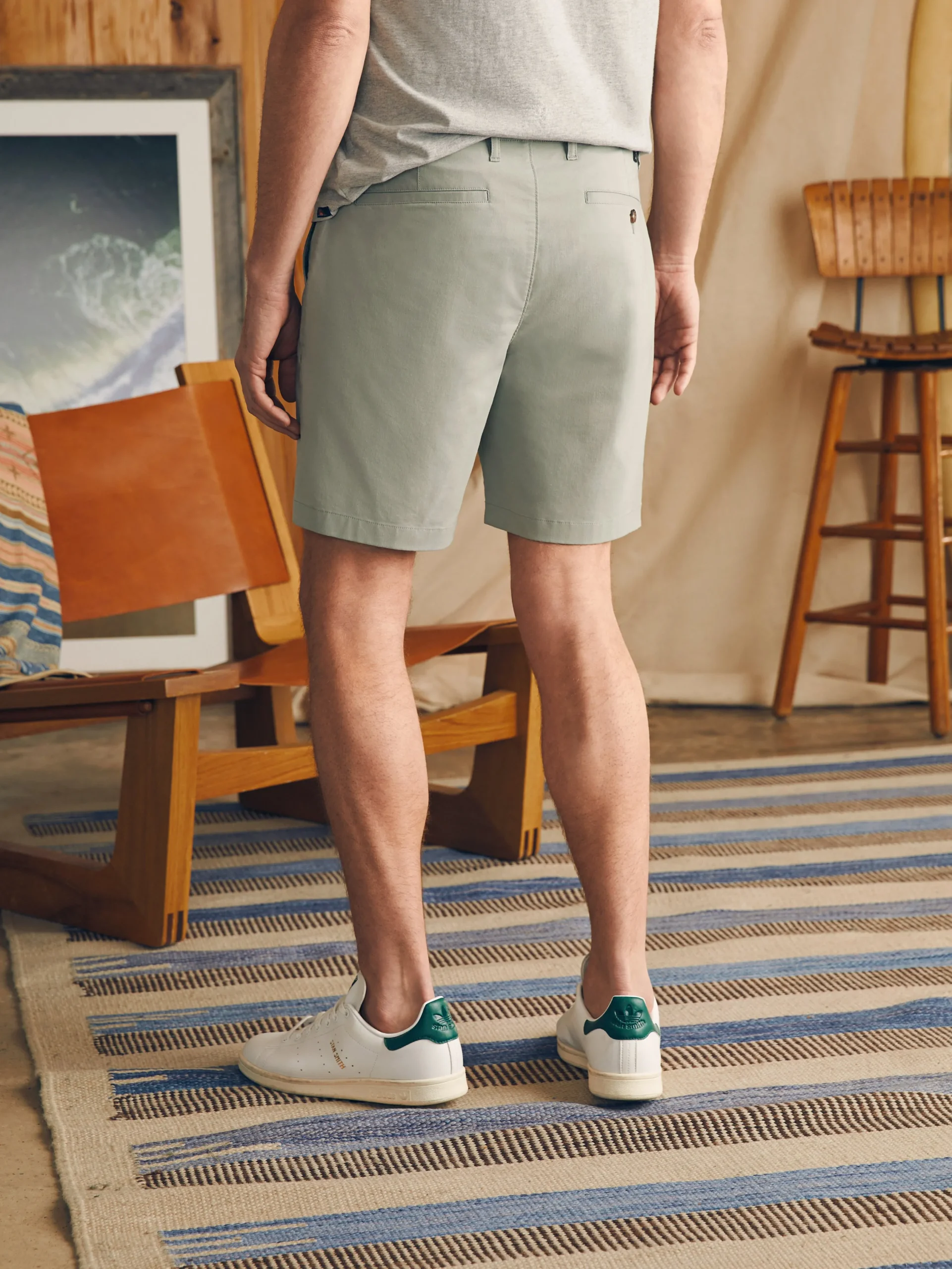 Shorts^Faherty Brand Movement™ Chino Short (8" Inseam) - Weathered Sage