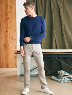 Sweaters^Faherty Brand Movement™ Crewneck Sweater - Marine Navy Heather
