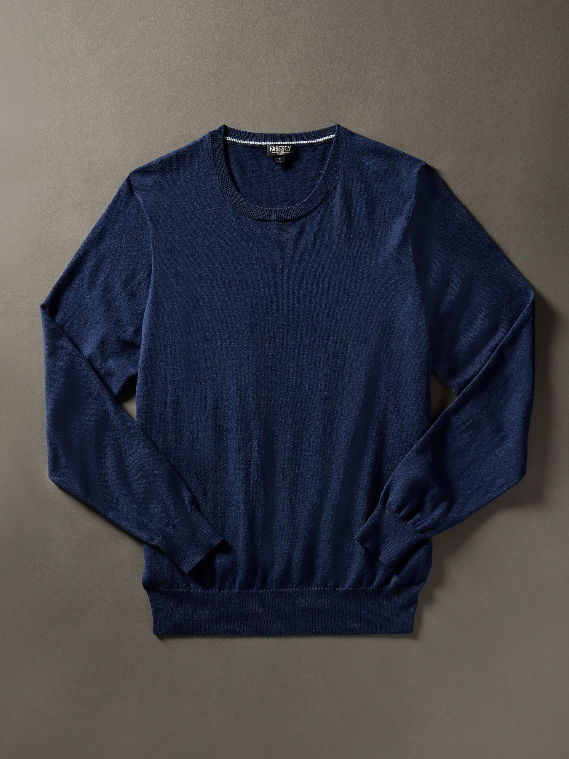 Sweaters^Faherty Brand Movement™ Crewneck Sweater - Marine Navy Heather