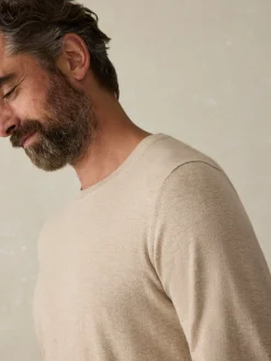 Sweaters^Faherty Brand Movement™ Crewneck Sweater - Soft Dune Heather