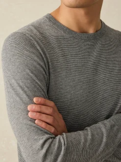 Sweaters^Faherty Brand Movement™ Crewneck Sweater - Ivory Ash Feeder