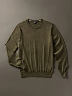 Sweaters^Faherty Brand Movement™ Crewneck Sweater - Olive Ridge Heather