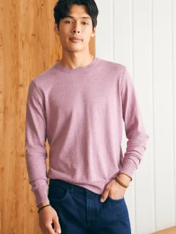 Sweaters^Faherty Brand Movement™ Crewneck Sweater - Quartz Cove Heather
