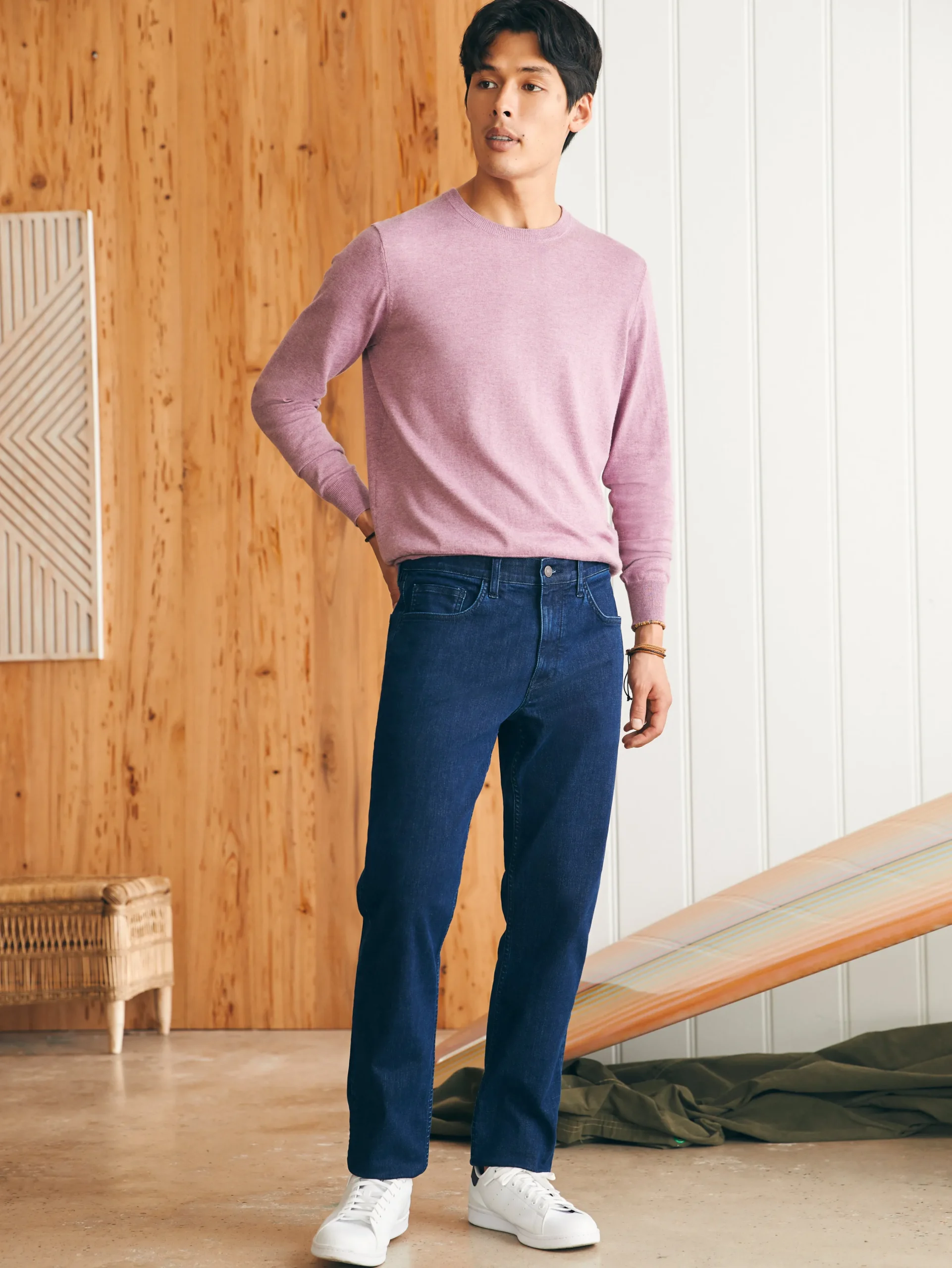 Sweaters^Faherty Brand Movement™ Crewneck Sweater - Quartz Cove Heather