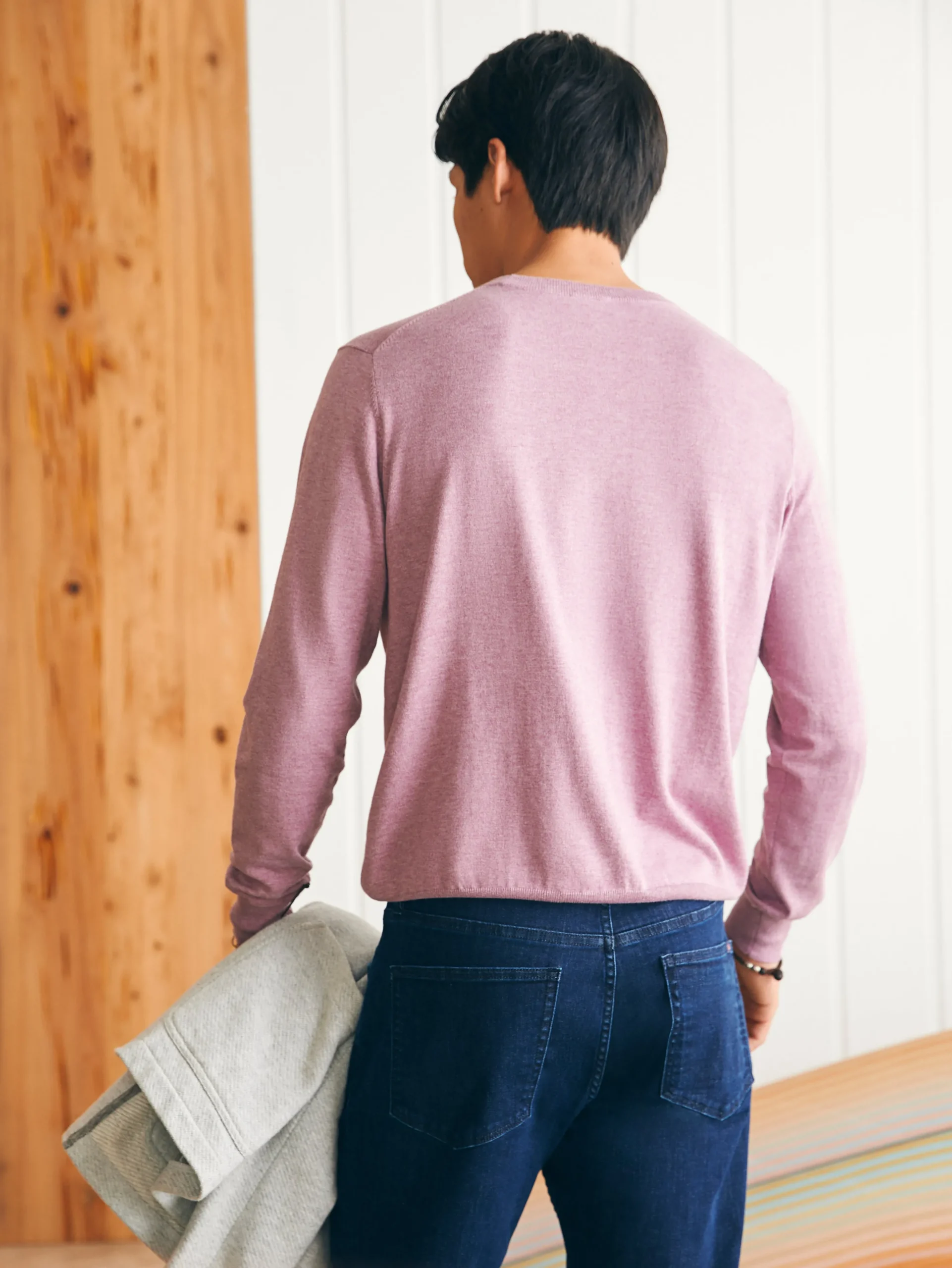 Sweaters^Faherty Brand Movement™ Crewneck Sweater - Quartz Cove Heather