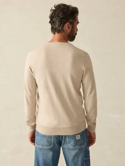 Sweaters^Faherty Brand Movement™ Crewneck Sweater (Tall) - Soft Dune Heather