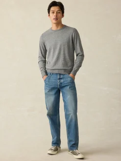 Sweaters^Faherty Brand Movement™ Crewneck Sweater (Tall) - Ivory Ash Feeder