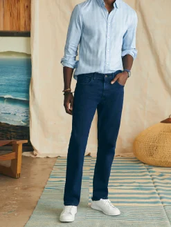 Pants^Faherty Brand Movement™ Denim (32" Inseam) - Tybee Midnight