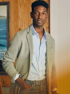 Shirts^Faherty Brand Movement™ Dress Shirt - Atlantic Sky