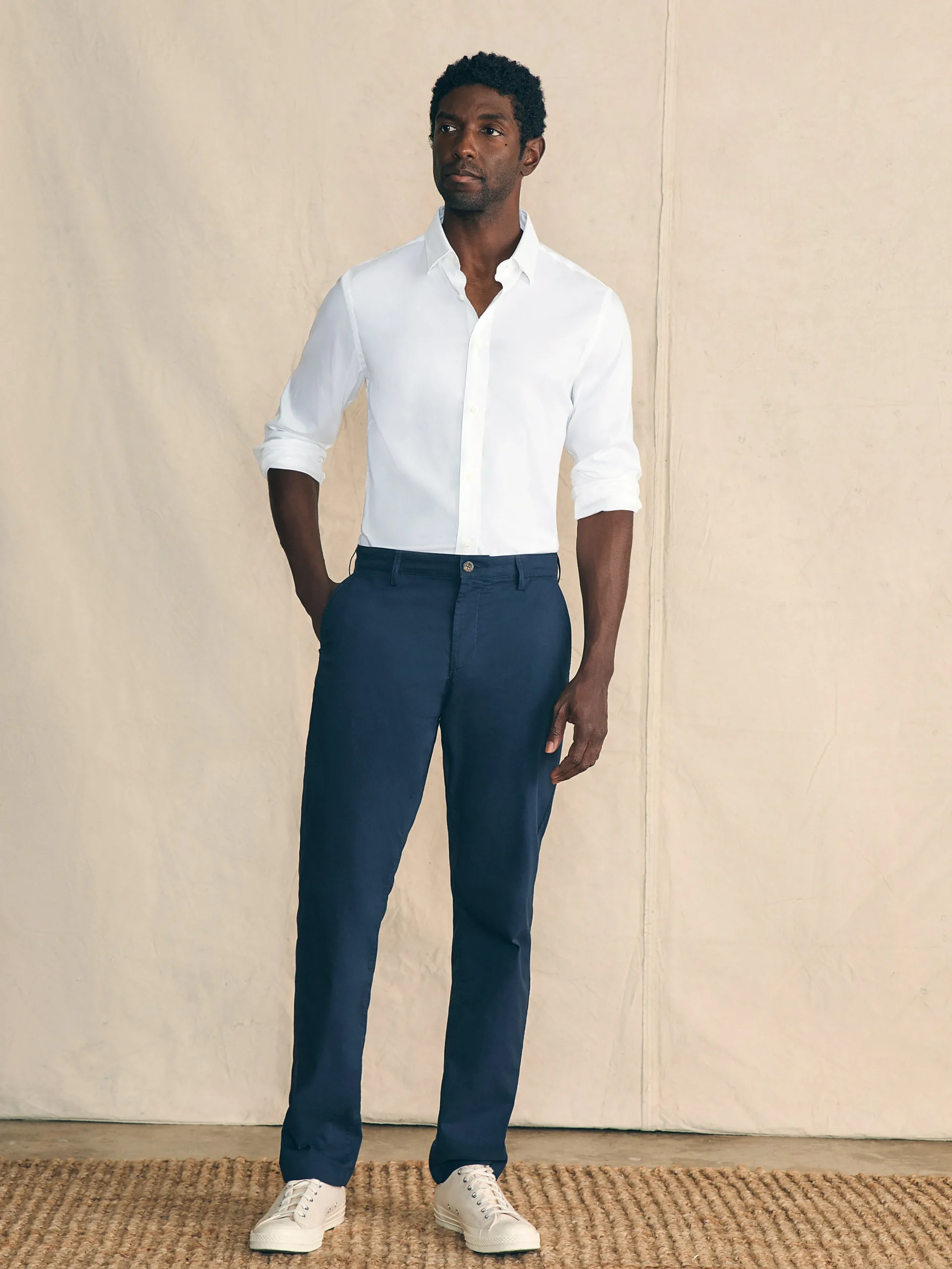 Shirts^Faherty Brand Movement™ Dress Shirt - Cloud White