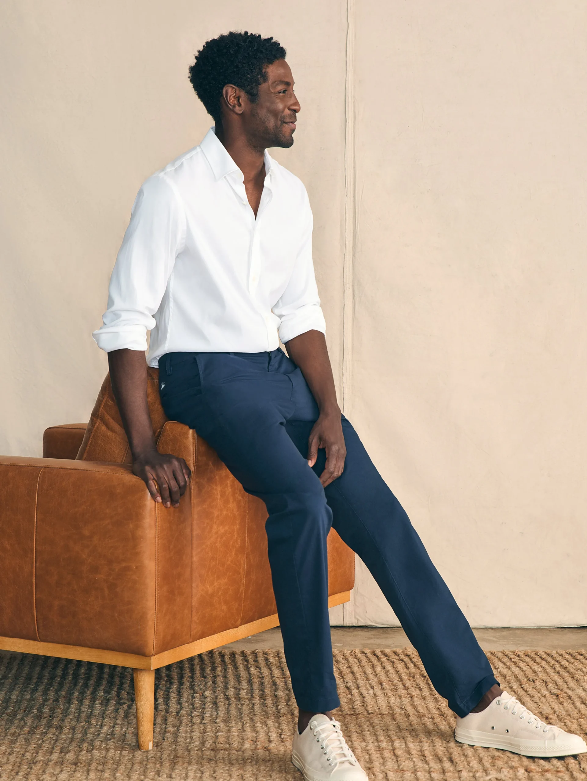 Shirts^Faherty Brand Movement™ Dress Shirt - Cloud White