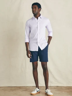 Shirts^Faherty Brand Movement™ Dress Shirt - Lavender Valley Stripe
