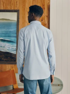 Shirts^Faherty Brand Movement™ Dress Shirt (Tall) - Atlantic Sky