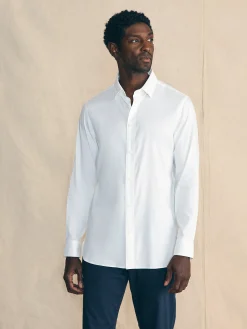 Shirts^Faherty Brand Movement™ Dress Shirt (Tall) - Cloud White