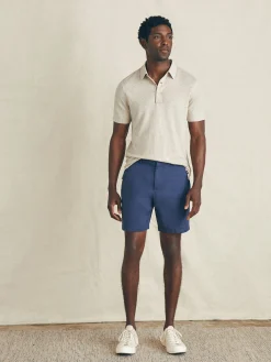 Shorts^Faherty Brand Movement™ Flex Linen Short (7" Inseam) - Deep Sea Navy