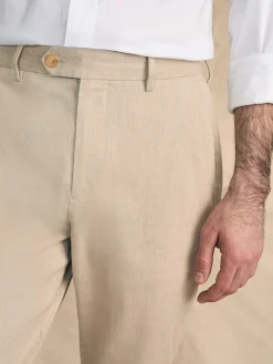 Pants^Faherty Brand Movement™ Flex Linen Trouser - Natural