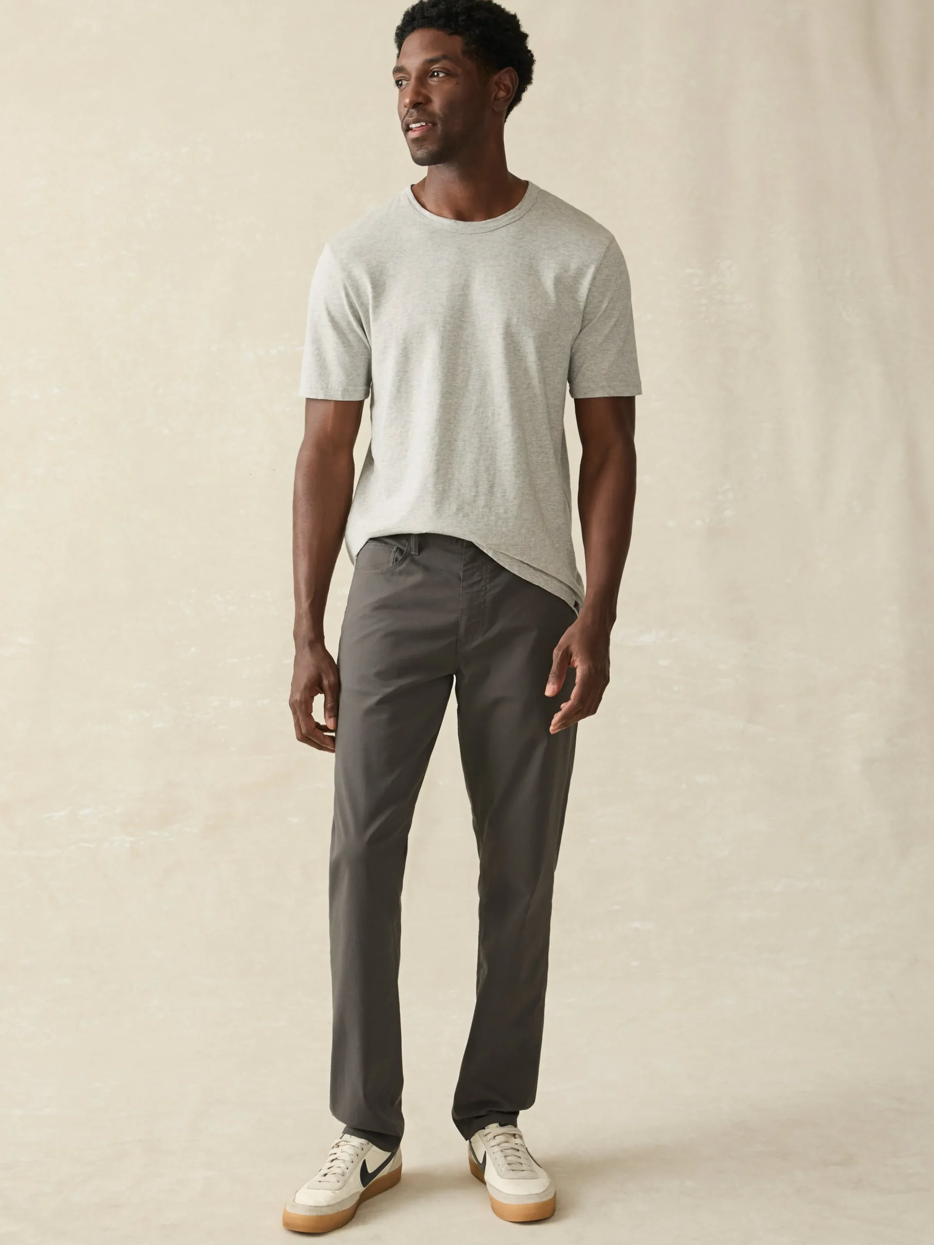 Pants^Faherty Brand Movement™ 5-Pocket Pant - Graphite