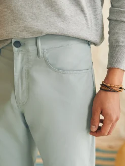 Pants^Faherty Brand Movement™ 5-Pocket Pant (32" Inseam) - Weathered Sage