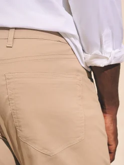 Pants^Faherty Brand Movement™ 5-Pocket Pant Athletic Fit - Island West Khaki