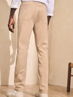 Pants^Faherty Brand Movement™ 5-Pocket Pant Athletic Fit - Island West Khaki