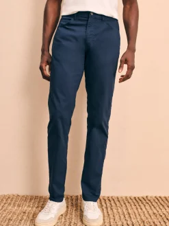 Pants^Faherty Brand Movement™ 5-Pocket Pant Athletic Fit - Navy