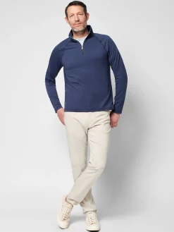 Hoodies & Sweatshirts^Faherty Brand Movement™ Quarter Zip - Blue Nights