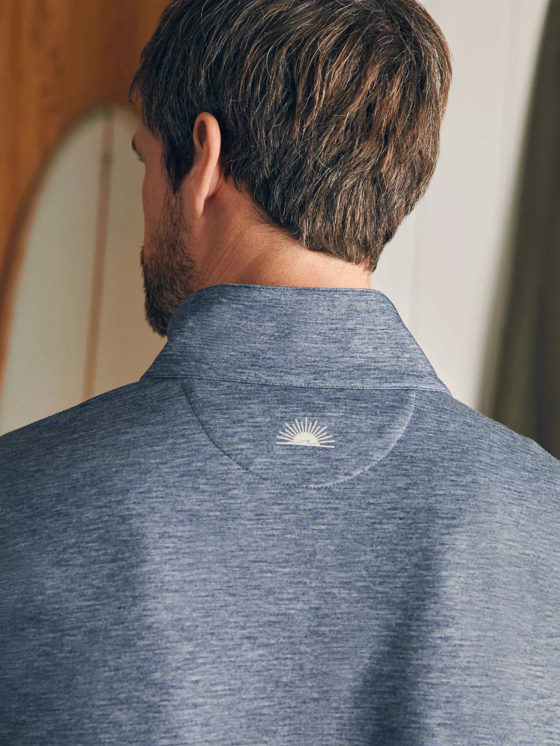 Hoodies & Sweatshirts^Faherty Brand Movement™ Quarter Zip - Deep Navy Feeder