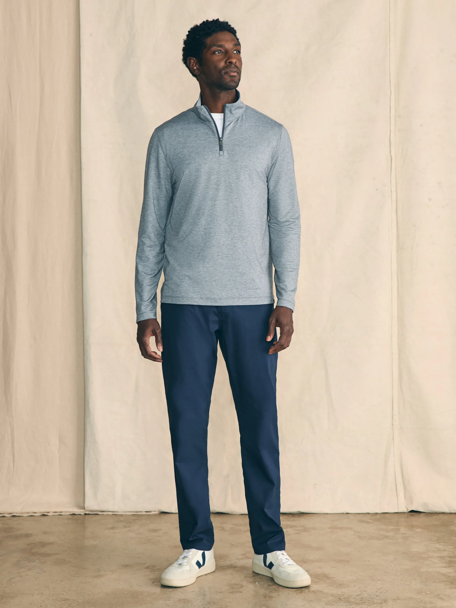 Hoodies & Sweatshirts^Faherty Brand Movement™ Quarter Zip - Fall Rock Feeder