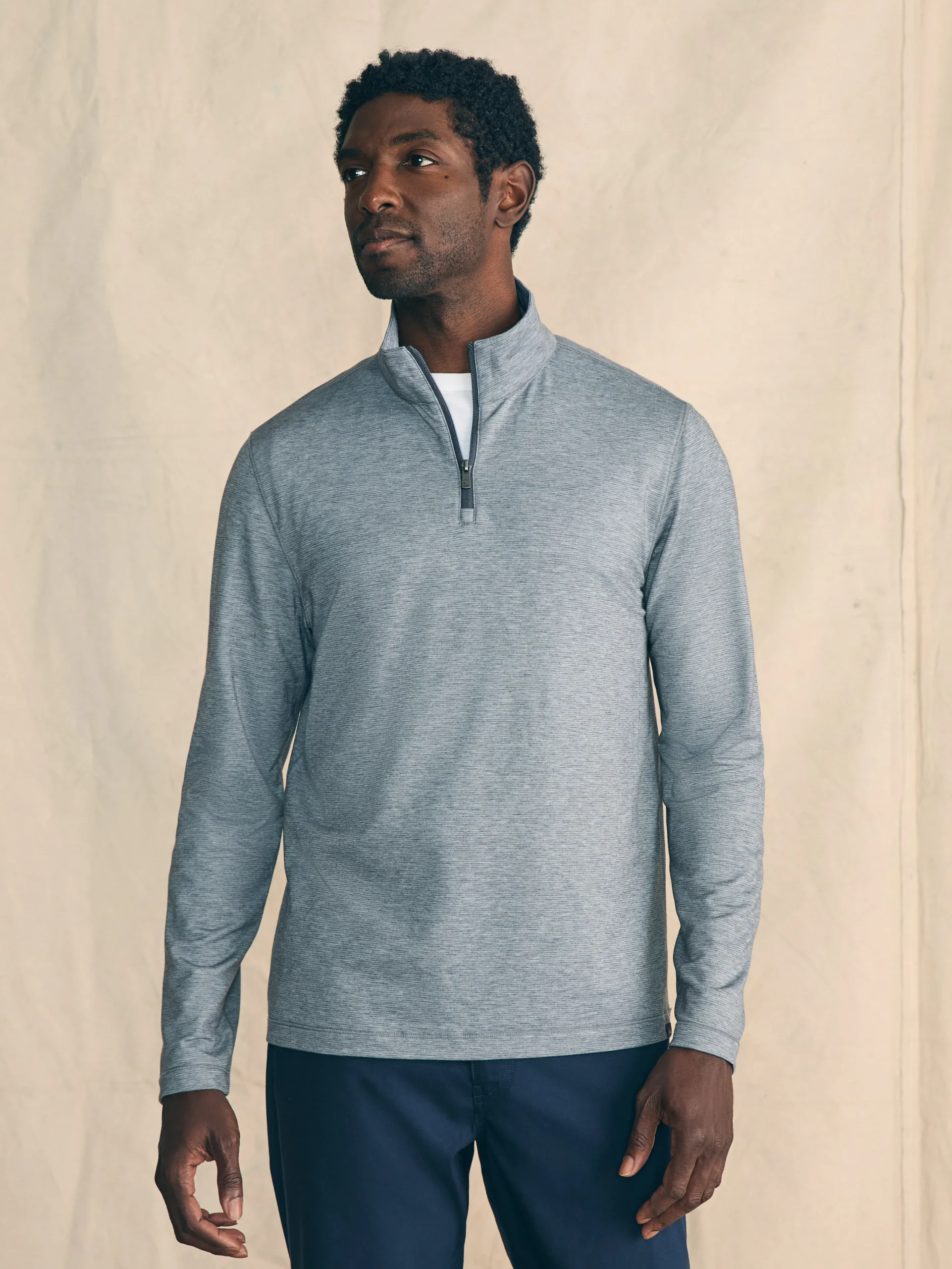 Hoodies & Sweatshirts^Faherty Brand Movement™ Quarter Zip - Fall Rock Feeder