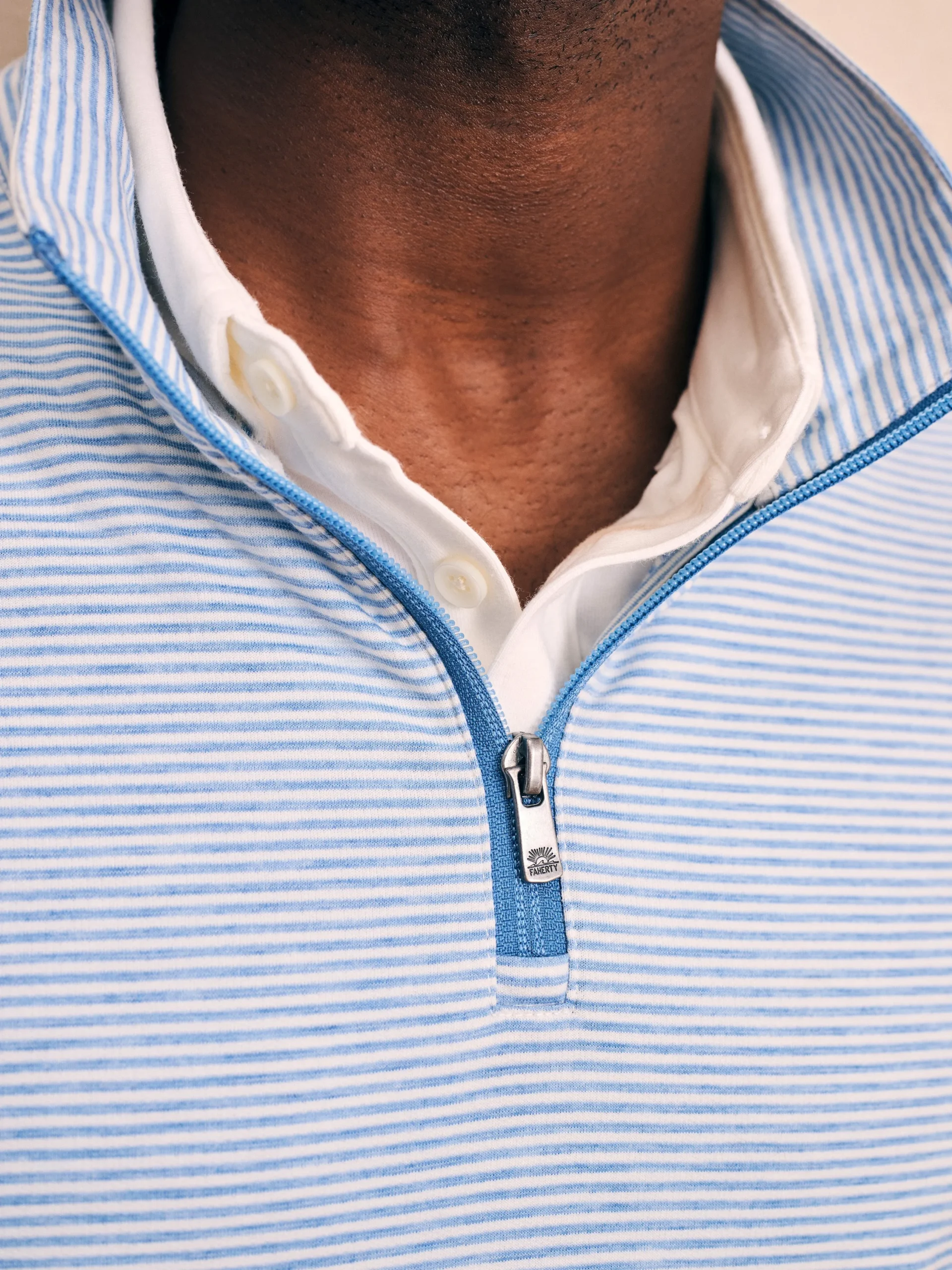 Hoodies & Sweatshirts^Faherty Brand Movement™ Quarter Zip - Madaket Stripe