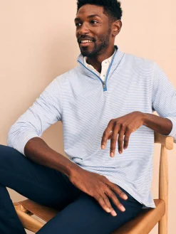 Hoodies & Sweatshirts^Faherty Brand Movement™ Quarter Zip - Madaket Stripe