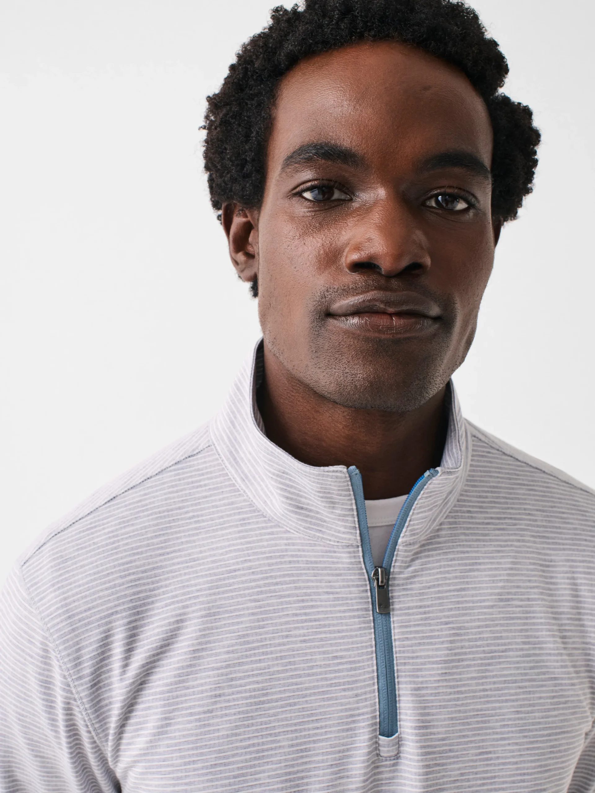 Hoodies & Sweatshirts^Faherty Brand Movement™ Quarter Zip - Mountain Grey Feeder Stripe