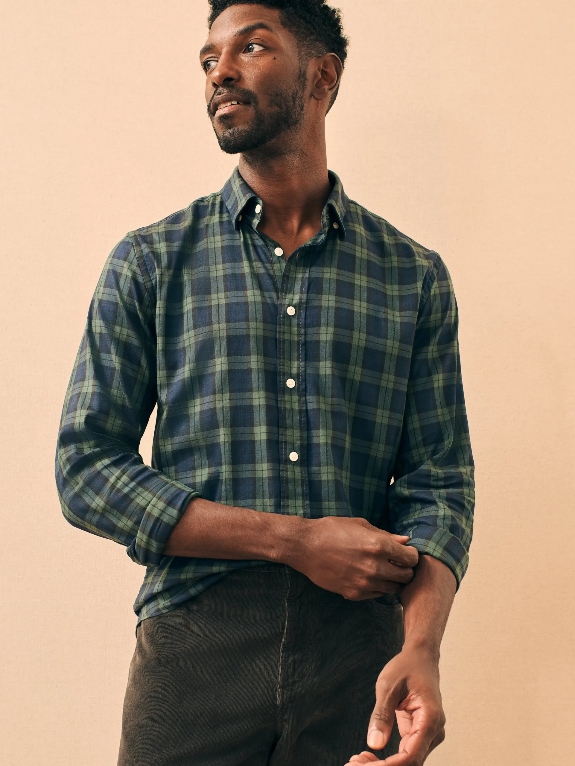 Shirts^Faherty Brand Movement™ Shirt - Blackwatch Plaid