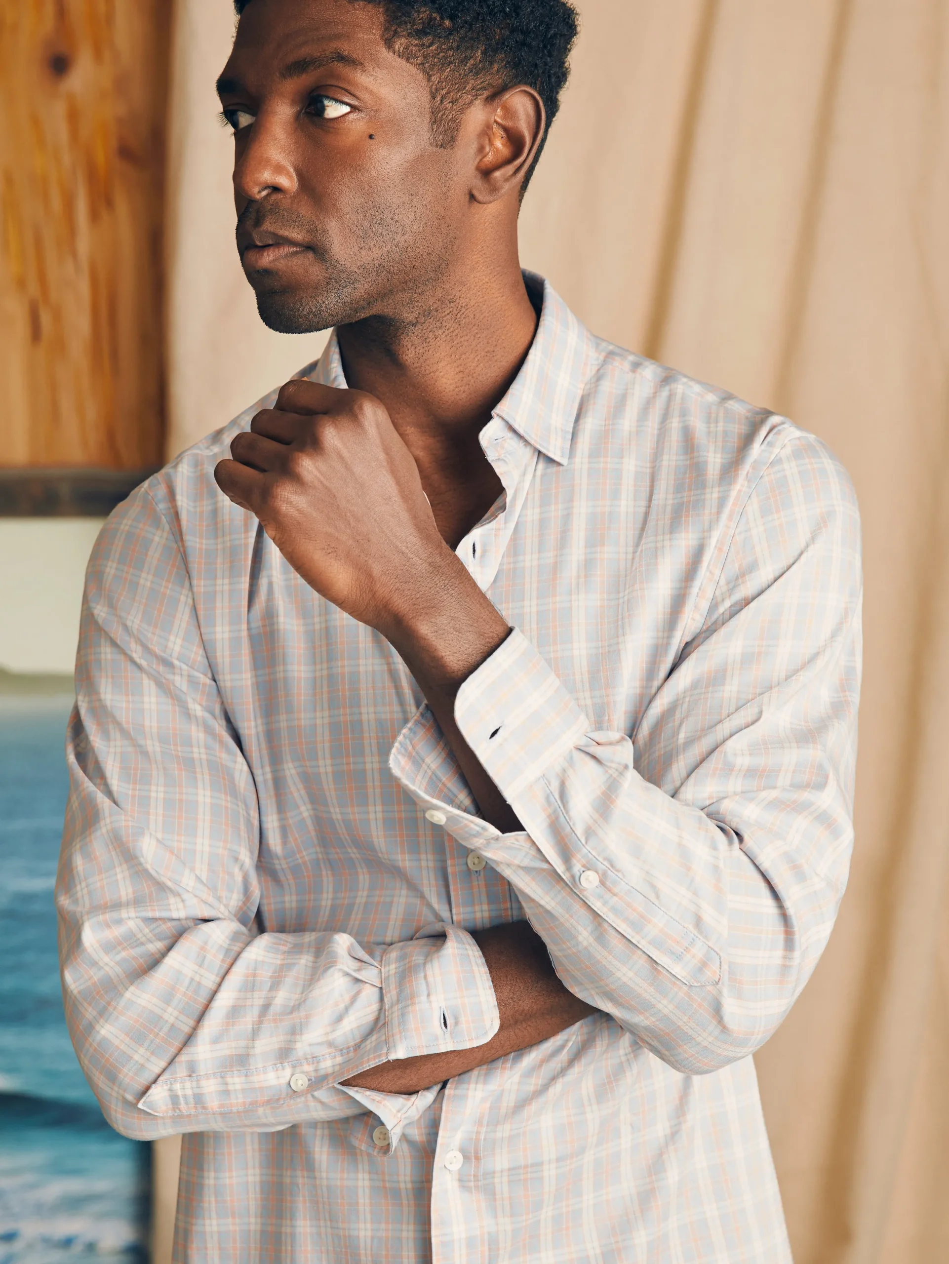 Shirts^Faherty Brand Movement™ Shirt - Blue Coral Plaid