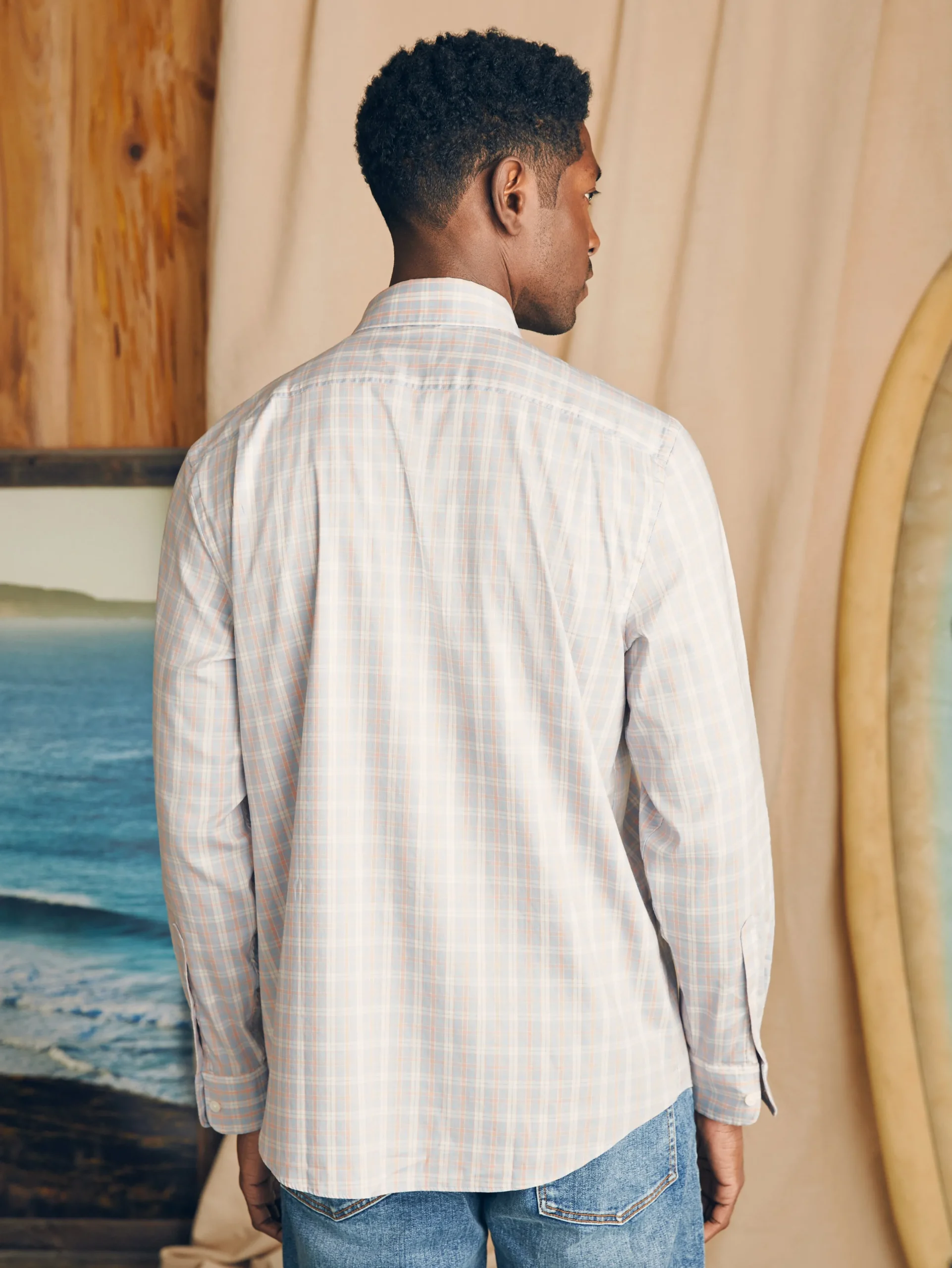 Shirts^Faherty Brand Movement™ Shirt - Blue Coral Plaid